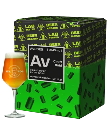 Bier Adventskalender 2026 Mr. Hop Classic mit 24 neuen Craftbieren