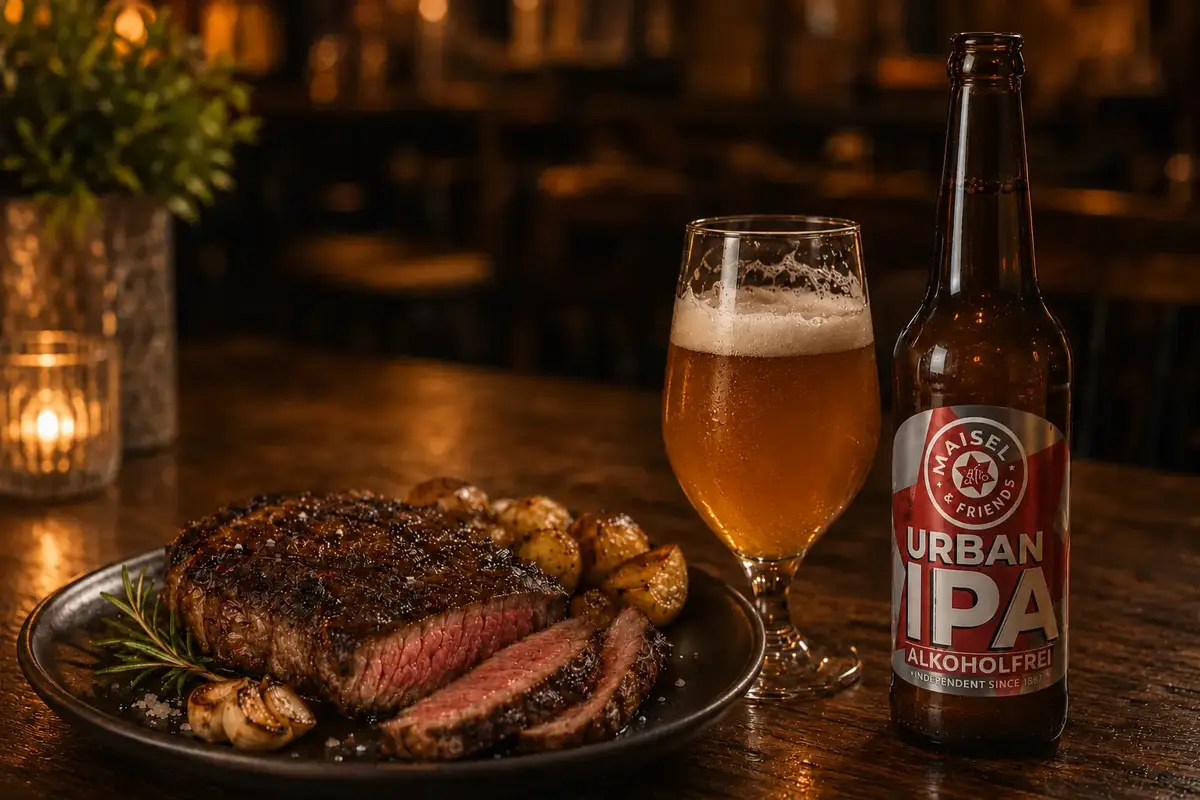 Maisel Urban IPA bij het kerstdiner