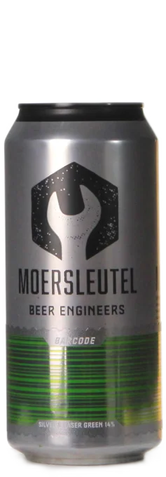 De Moersleutel Barcode Silver & Laser Green 44 Stout Bier kopen