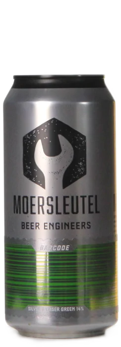 De Moersleutel Barcode Silver & Laser Green 44 Stout Bier kopen