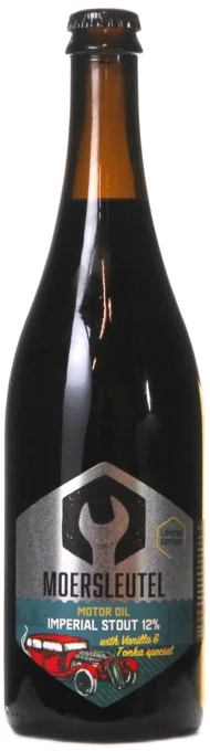 De Moersleutel Motor Oil with Vanilla and Tonka 2026 75cl 75 Stout Bier kopen