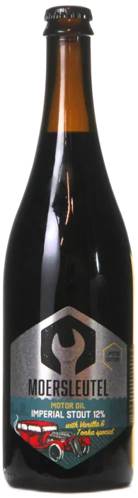 De Moersleutel Motor Oil with Vanilla and Tonka 2026 75cl 75 Stout Bier kopen