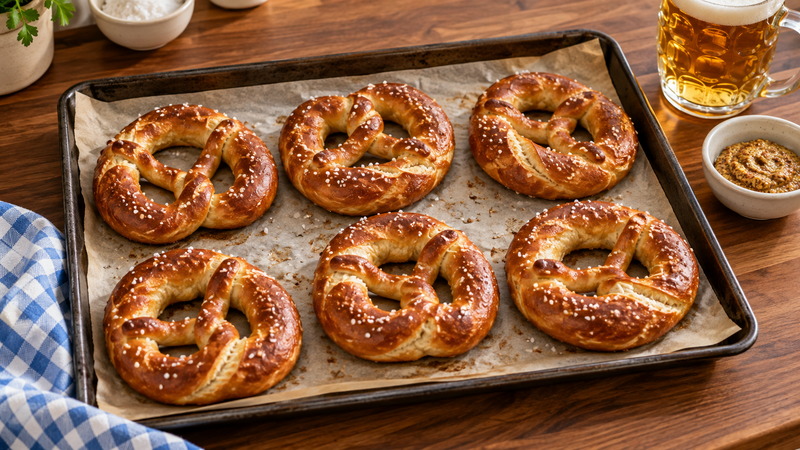 Bierpretzels maak je zelf! Oktoberfest-tip