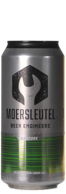 De Moersleutel Barcode Silver & Laser Green 44 Stout Bier kopen