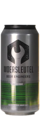 De Moersleutel Barcode Silver & Laser Green 44 Stout Bier kopen