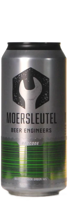 De Moersleutel Barcode Silver & Laser Green 44 Stout Bier kopen