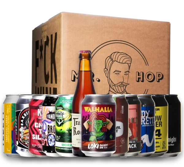 Bierpakket belgische en nederlandse blikken