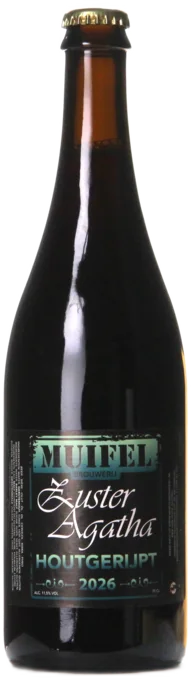 Muifel Zuster Agatha Houtgerijpt 2026 75cl 75 Quadrupel Bier kopen