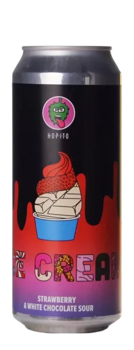 Hopito Ice Cream - Strawberry & White Chocolate