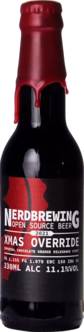 Nerdbrewing Xmas Override Imperial Chocolate Orange Milkshake Stout 2021