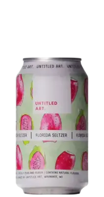 Untitled Art Florida Seltzer Prickly Pear Pink Guava