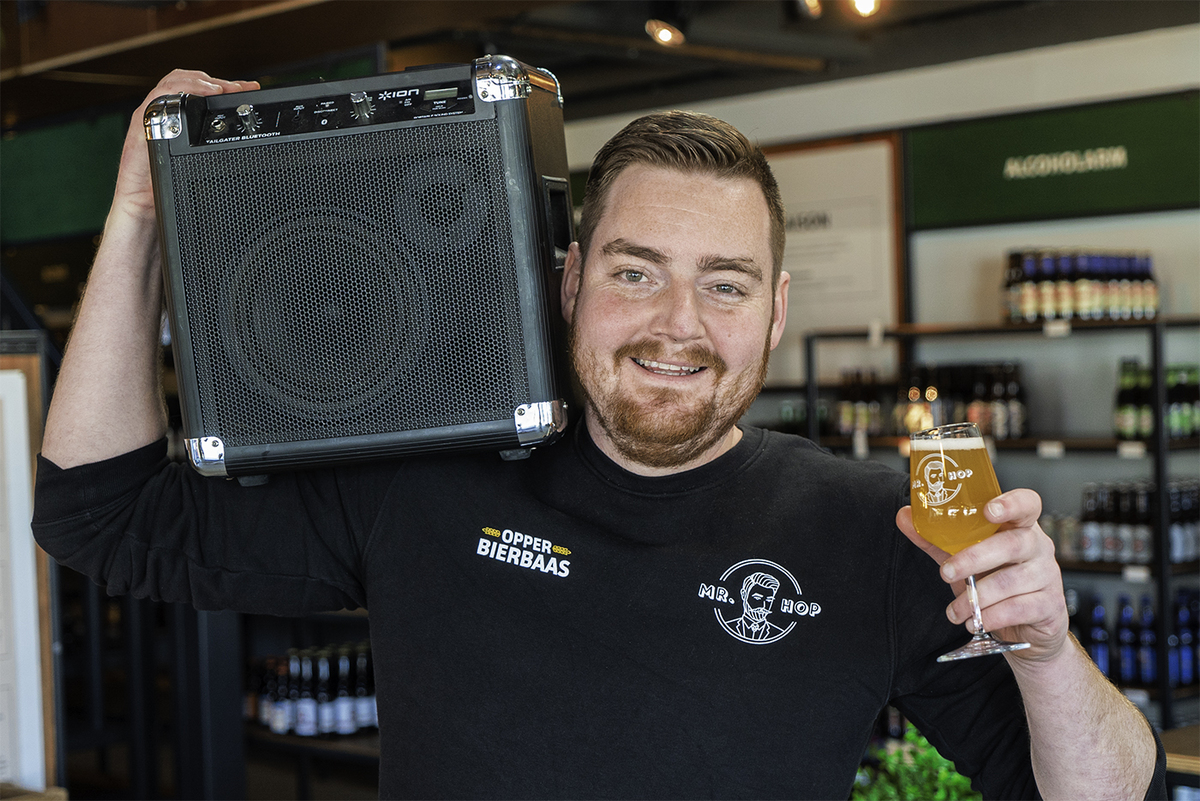 Musik beim Bierverkostung