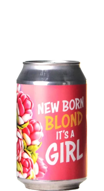 New Born Blond It's A Girl (Geboortebier)