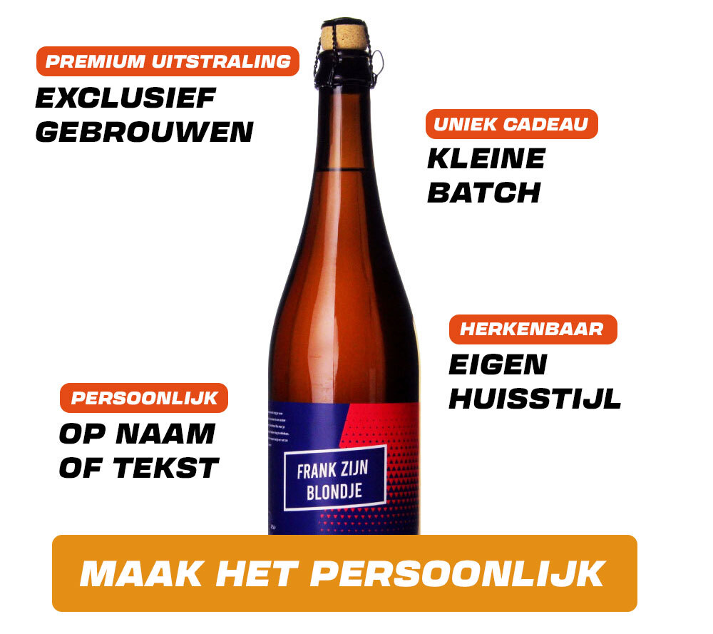 Een gepersonaliseerd bier als beste relatiegeschenk
