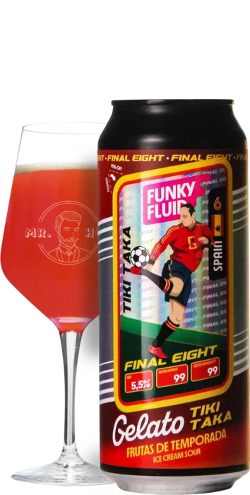 Funky Fluid Gelato: Tiki Taka (Final Eight - Spain) 50 Smoothie Bier Bier kopen
