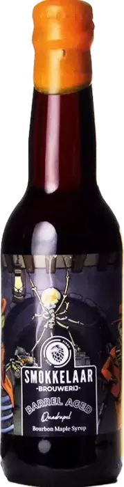 De Smokkelaar Barrel Aged Quadrupel Bourbon Maple Syrup