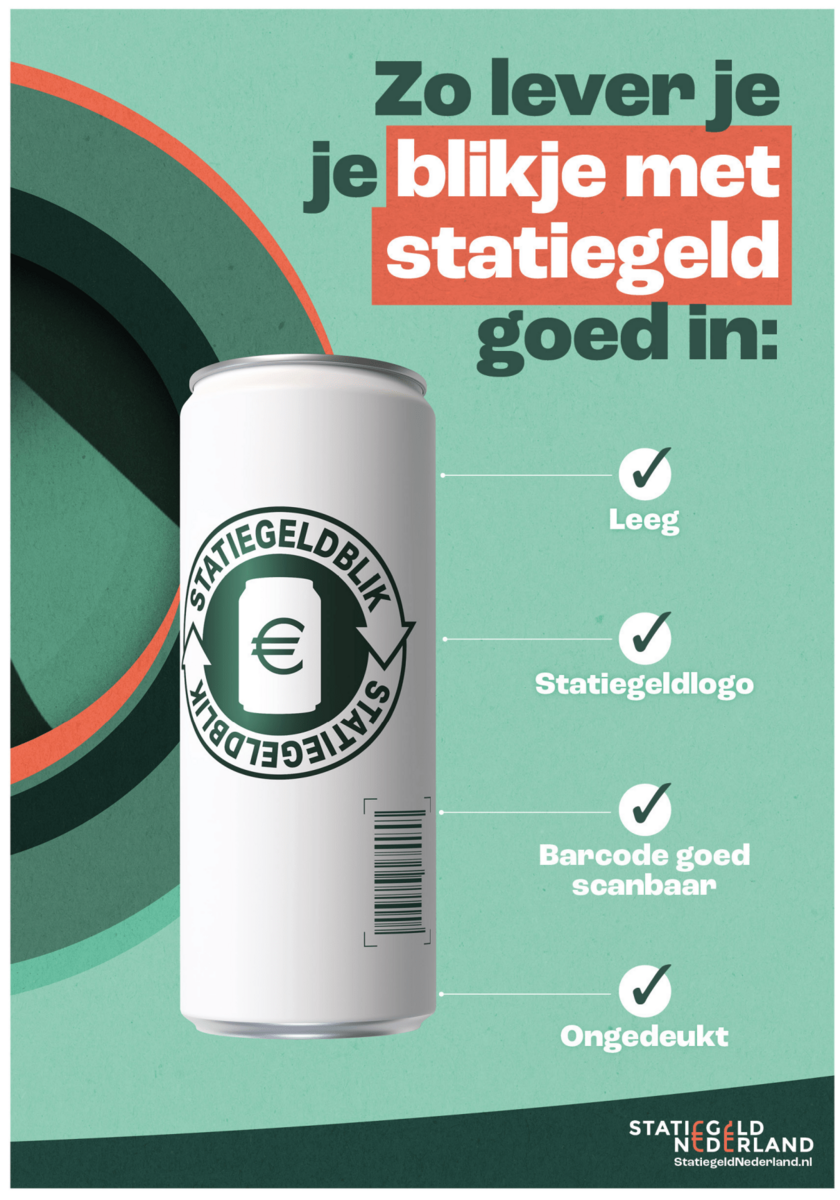 Een checklist waar je drankblikje aan moet voldoen om in te leveren