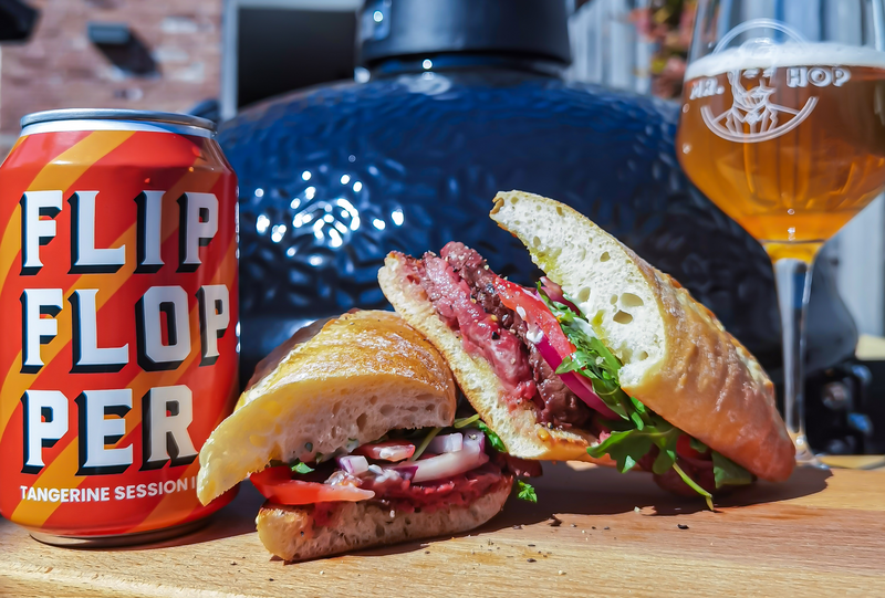 Steak Sandwich met FlipFlopper