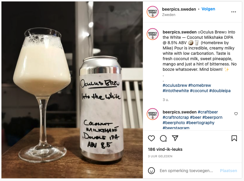 1 april grap over bier van Oculus Brew en Beerpics.Sweden