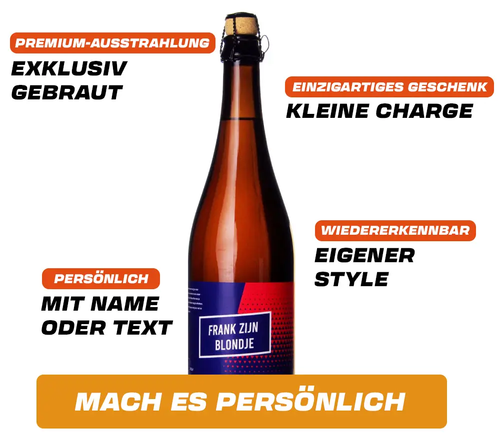 Ein personalisiertes Bier als perfektes Werbegeschenk