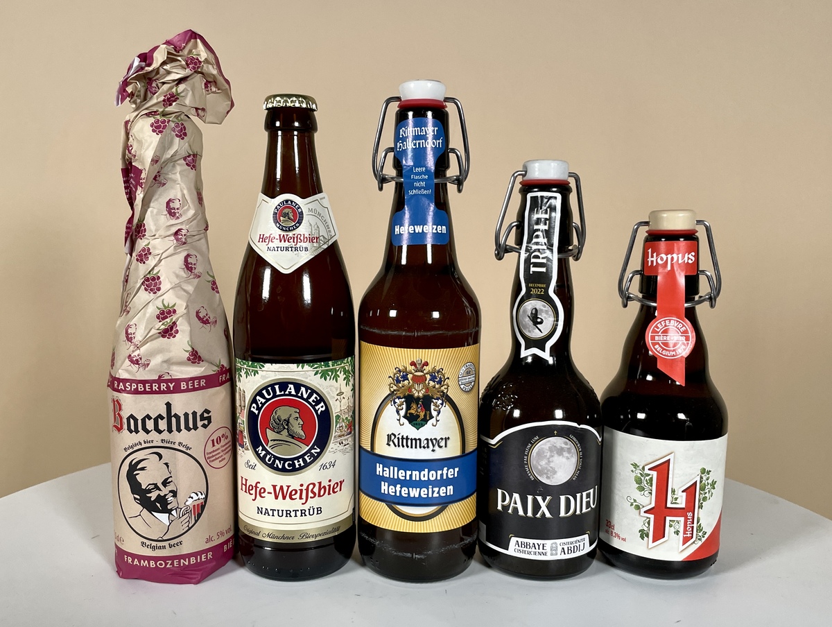 Manche Biermarken haben abweichende Pfandbeträge, wie Bacchus (0,20 €), Paix Dieu (0,50 €) oder Hopus (0,40 €)