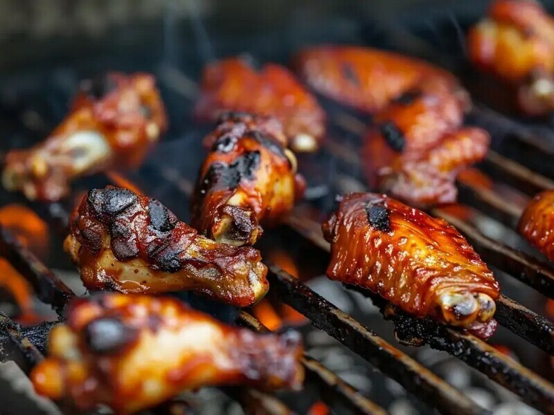 Honey glazed Chicken Wings
