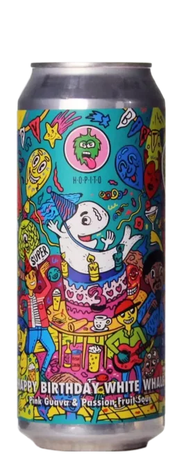 Hopito Happy Birthday White Whale
