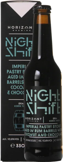 Horizont Night Shift Vintage 2025 / Imperial Pastry Stout Aged In Rum Barrels With Coconut & Chocolate