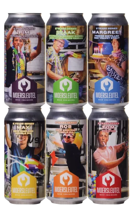 De Moersleutel 6 Year Anniversary Serie (compleet) 6 x 44 Exclusief Bier kopen