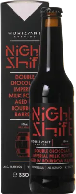Horizont Night Shift Vintage 2025 / Double Chocolate Imperial Milk Porter Aged In Bourbon Barrels