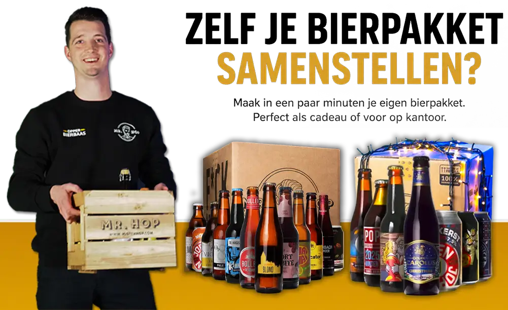 Heel eenvoudig en supersnel een bierpakket kopen of zelf samenstellen voor je werknemers? Probeer dan onze pakketgenerator!