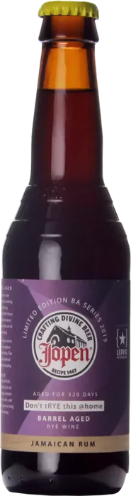 Jopen don't tRYE this @home 2019 Jamaican Rum Barrel Aged 33 Barley Wine Bier kopen