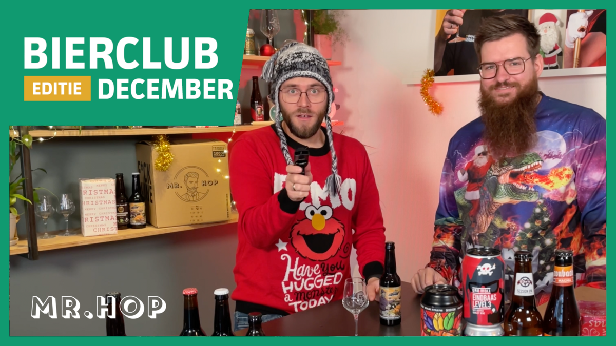 De kerst/winter editie van onze Mr. Hop Bierclub