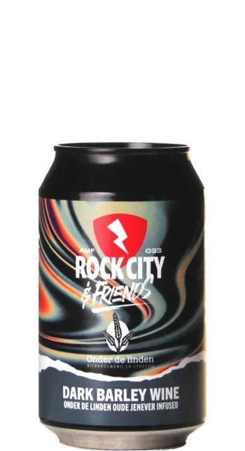 Rock City / Onder De Linden Dark Barleywine Oude Jenever Infused