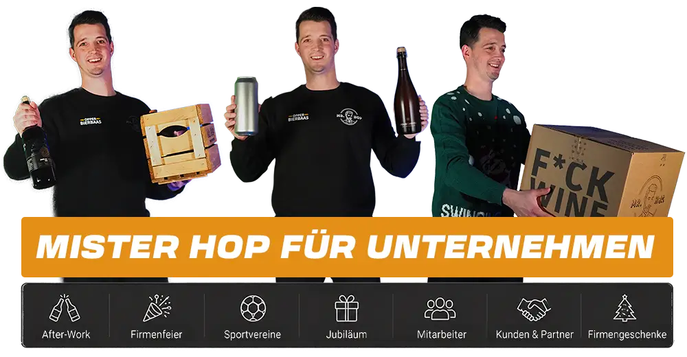 Mister Hop ondersteunt jouw bedrijf!