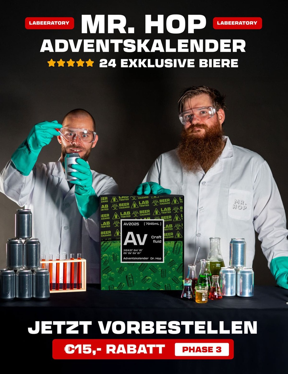 Der Mr. Hop Biere Adventskalender 2025