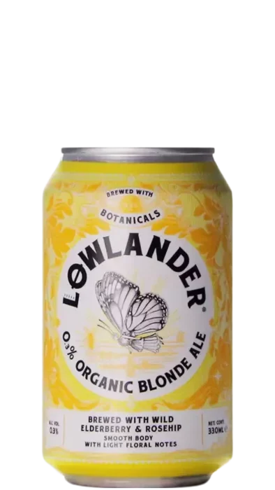 Lowlander Organic Blonde Ale 0,3% BLIK 33 Alcoholvrij Bier kopen