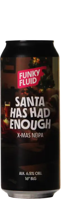 Funky Fluid Santa Has Had Enough