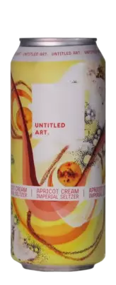 Untitled Art Apricot Cream Imperial Seltzer