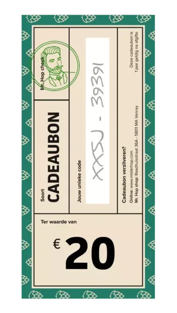 Geschenkgutschein 20€ Bier kaufen