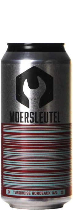 De Moersleutel Barcode Turquoise Bordeaux