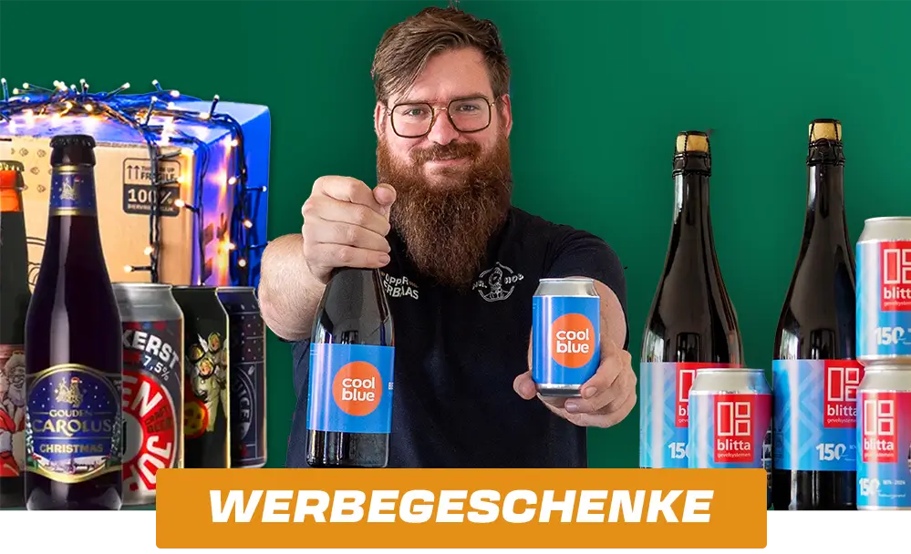 Werbegeschenke aus Bier, bei Mr. Hop
