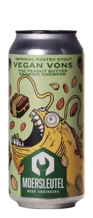De Moersleutel Vegan Vons Peanut Butter Brownie Chomper