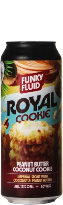 Funky Fluid Royal Cookie: Peanut Butter Coconut Cookie 50 Stout Bier kopen