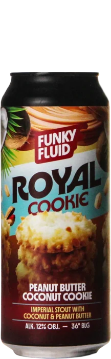 Funky Fluid Royal Cookie: Peanut Butter Coconut Cookie 50 Stout Bier kopen