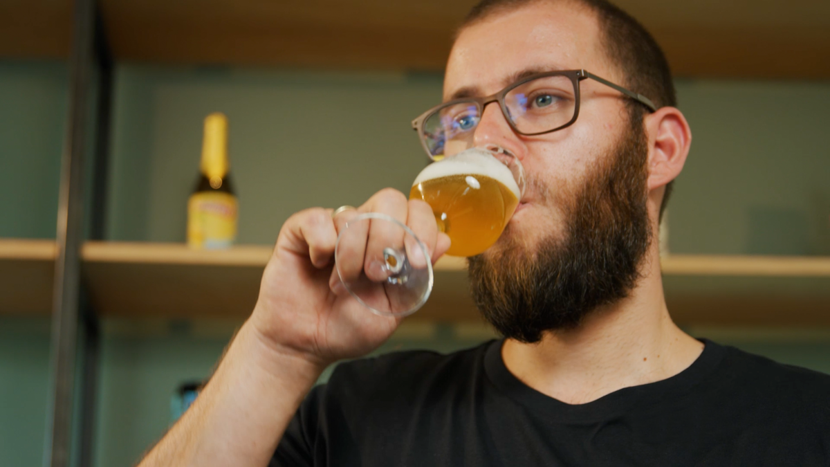 Wat gebeurt er na een slok bier?