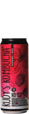 Rudy's Kombucha Raspberry & Basil 33 Alcoholvrij Bier kopen