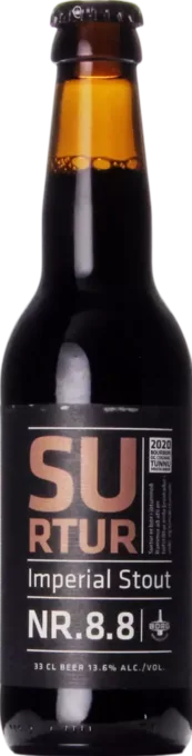 Borg Brugghus Surtur Bourbon & Cognac BA Nr.8.8 33 Stout Bier kopen