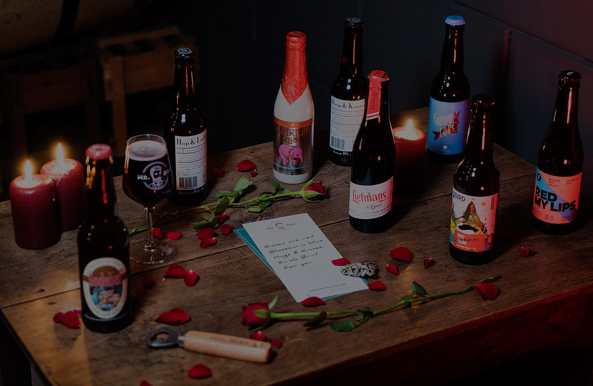 Verschenke Bier zum Valentinstag